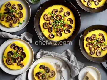 Polenta with Fontina and Mushrooms