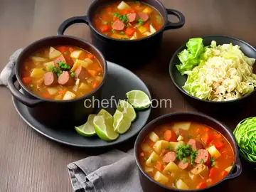 Polish Potato, Kielbasa, and Cabbage Soup (Kapusniak) Recipe