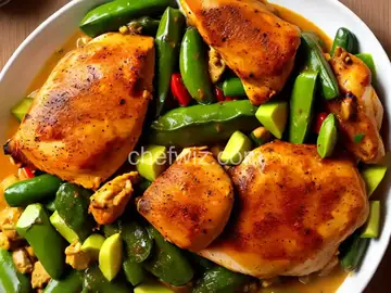 Pollo con Nopales (Chicken and Cactus)
