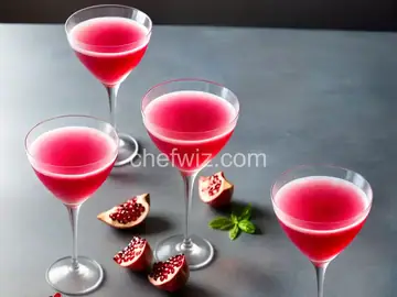Pomegranate Champagne Cocktails