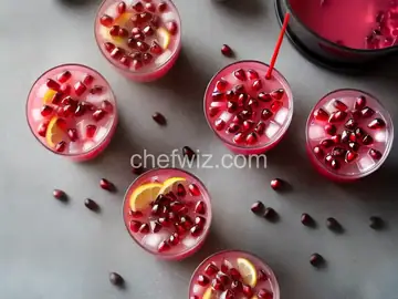 Pomegranate-Champagne Punch