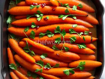 Pomegranate Glazed Carrots