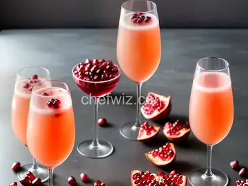 Pomegranate Mimosas