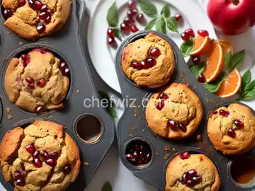 Pomegranate-Orange Muffins