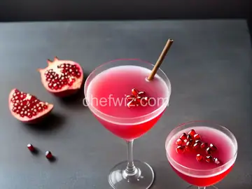 Pomegranate-Sake Martini