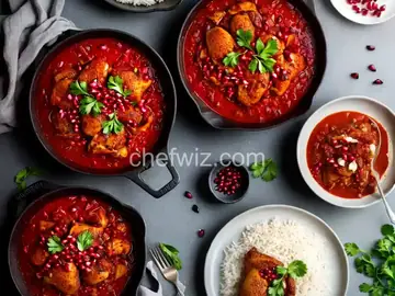 Pomegranate Stew with Chicken (Khoresh Fesenjan)