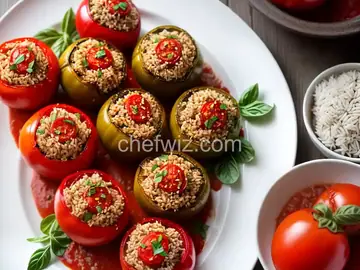 Pomodori al Riso (Roman Rice-Stuffed Tomatoes)
