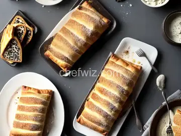 Poppy Seed and Pecan Strudel