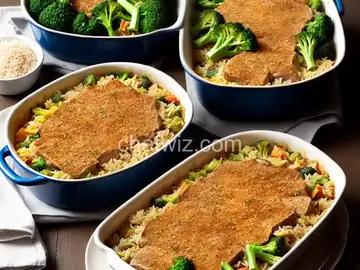 Pork, Broccoli and Rice Casserole