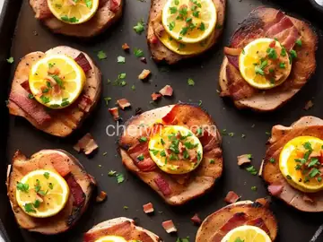 Pork Chops Stuffed with Smoked Gouda and Bacon