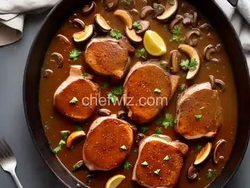Pork Chops in Mushroom Gravy