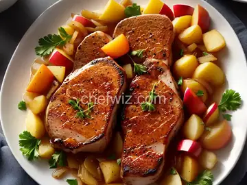 Pork Chops with Apples and Onions