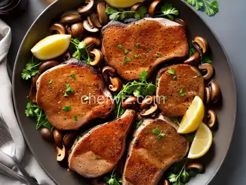 Pork Chops with Mushrooms and Onions