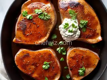 Pork Chops with Sour Cream and Mushroom Sauce