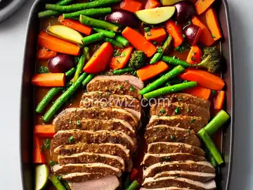 Pork Loin Roast With Winter Vegetables Recipe