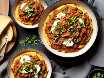 Pork Ragù Over Creamy Polenta