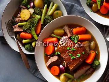 Pork Shoulder Pot Roast with Winter Vegetables