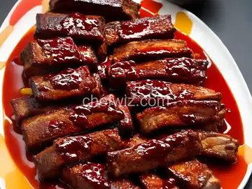Pork Spareribs With Jammy Barbecue Sauce