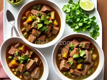 Pork Stew in Green Salsa (Guisado de Puerco con Tomatillos)