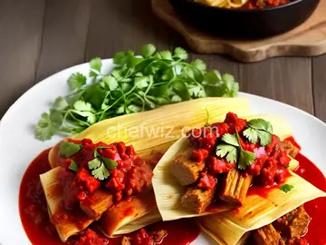 Pork Tamales Rojos