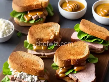Pork Tenderloin Sandwiches with Honey Mustard