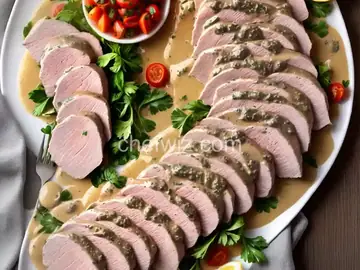 Pork Tenderloin Vitello Tonnato (Veal With Tuna Sauce) Recipe