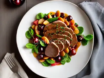 Pork Tenderloin With Agrodolce Cherries