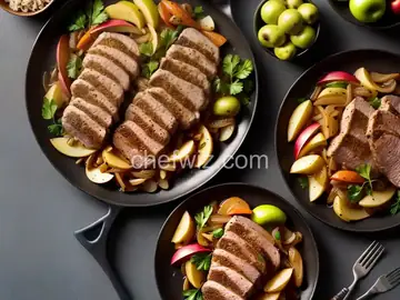 Pork Tenderloin with Apples and Onions