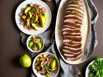 Pork Tenderloin with Pears and Shallots