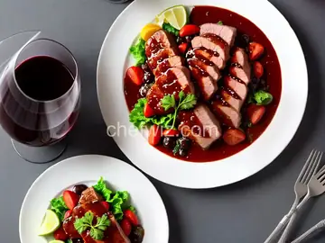 Pork Tenderloin with Red Wine Sauce