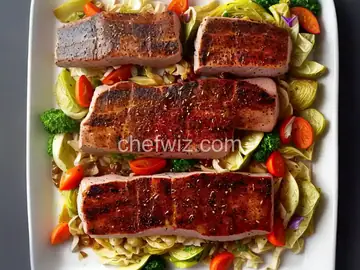Pork Tenderloin with Roasted Cabbage