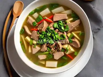Pork and Bamboo Shoot Soup with Cloud Ear