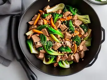 Pork and Bok Choy Stir-Fry