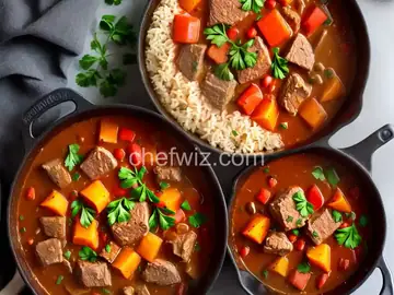 Porkolt (Hungarian Stew) Made With Pork