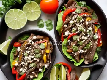 Portobello and Poblano Fajitas