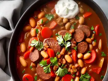 Portuguese Sausage and Bean Stew