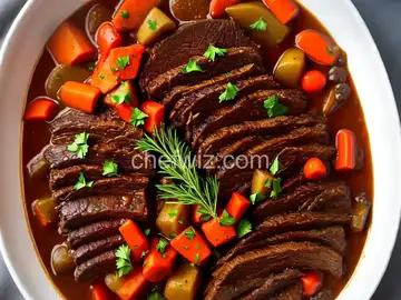 Pot Roast Brisket With Harissa and Spices