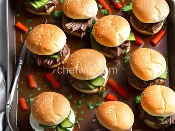 Pot Roast Sliders with Gravy