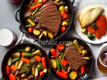 Pot Roast, Vegetables, and Beer