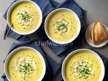 Potato-Leek Soup with Cheese