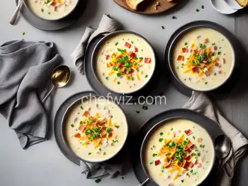 Potato Soup With Cheddar and Bacon