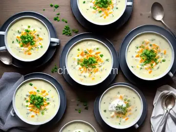 Potato Soup with Sour Cream
