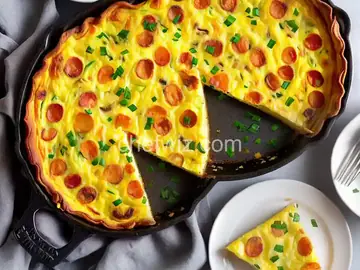 Potato and Bacon Crustless Quiche