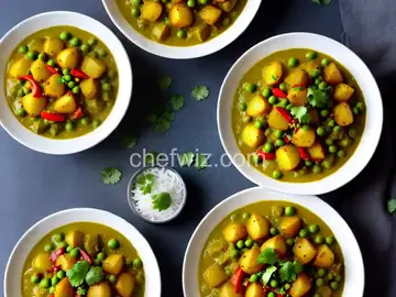 Potato and Pea Curry (Aloo Matar) Recipe