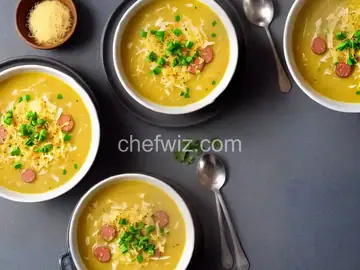 Potato and Sauerkraut Soup with Kielbasa