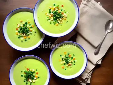 Potato, cauliflower & broccoli soup