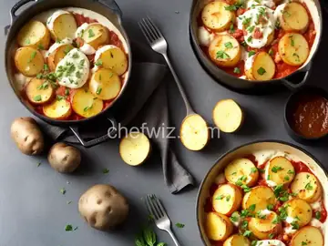 Potato with Mozzarella