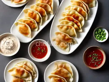 Potstickers with Spicy Dipping Sauce