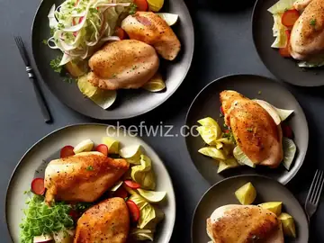 Poulet Rouge With Cabbage, Turnip, and Black Radish From 'Roberta's'