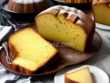 Pound Cake with Rum Topping